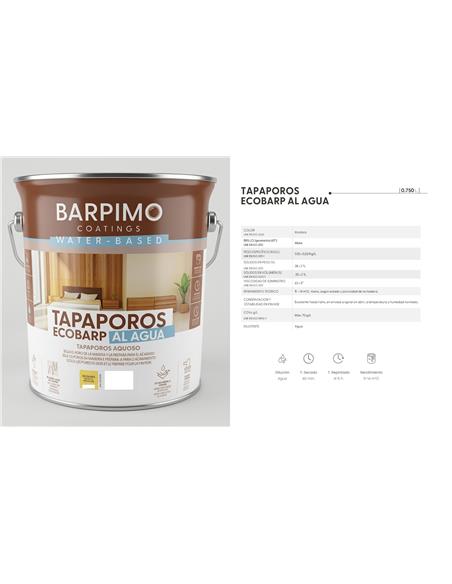 TAPAPOROS AL AGUA ECOBARP 375 ml.