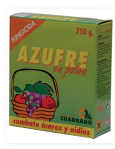 AZUFRE POLVO 750 G - CAJA