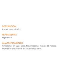 AZUFRE POLVO 750 G - CAJA 2