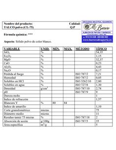 TALCO POLVO EXTRAVENTILADO  1 Kg. 2