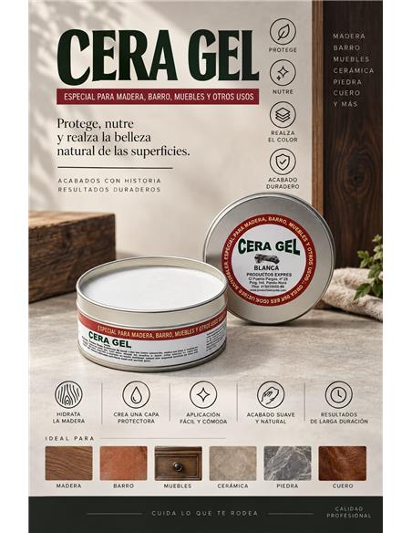 CERA GEL BLANCA  - 250 ml.