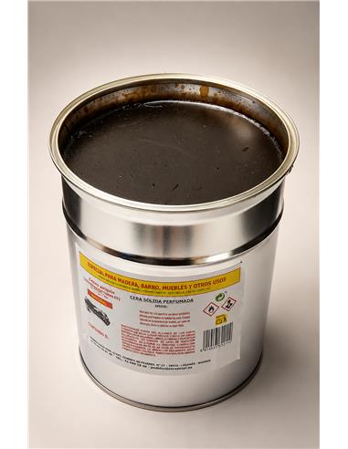 CERA SOLIDA NOGAL LATA DE 5 Lt.