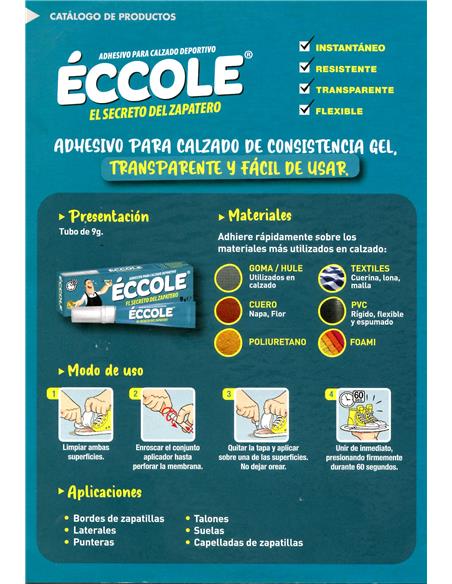 ADHESIVO TRANSPARENTE ECCOLE 9G