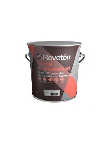 Pintura antihumedad diana blanco 4 Lt.