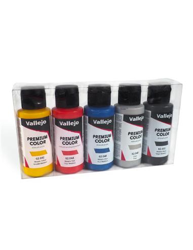 PREMIUM METALLIC COLOR SET 5X60 ml.