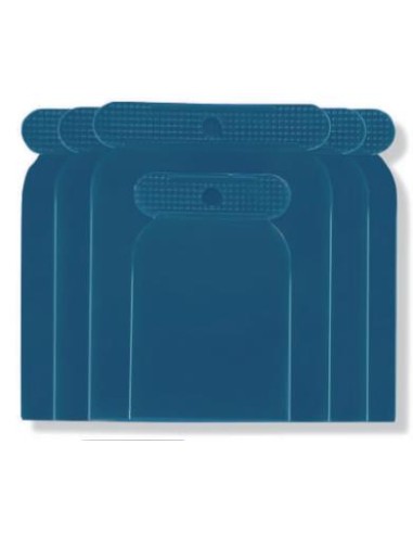Juego 4 espatulas carrocero plastico