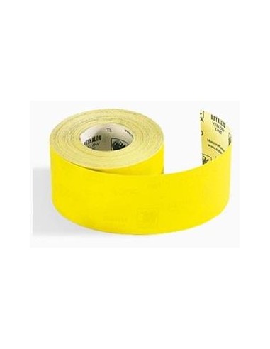 Lija rhynalox yellow line 115 mm x 5 mt p 80 rollo
