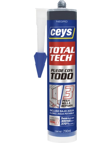Total tech ms negro - 290 ml.
