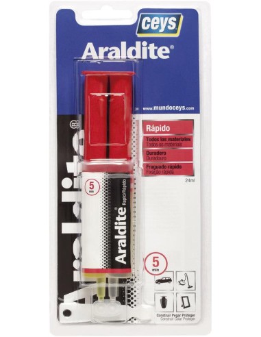 Araldit rapido jeringa - 24 ml. - blister