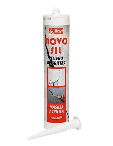 Novosil sellador grietas blanco 300 ML.